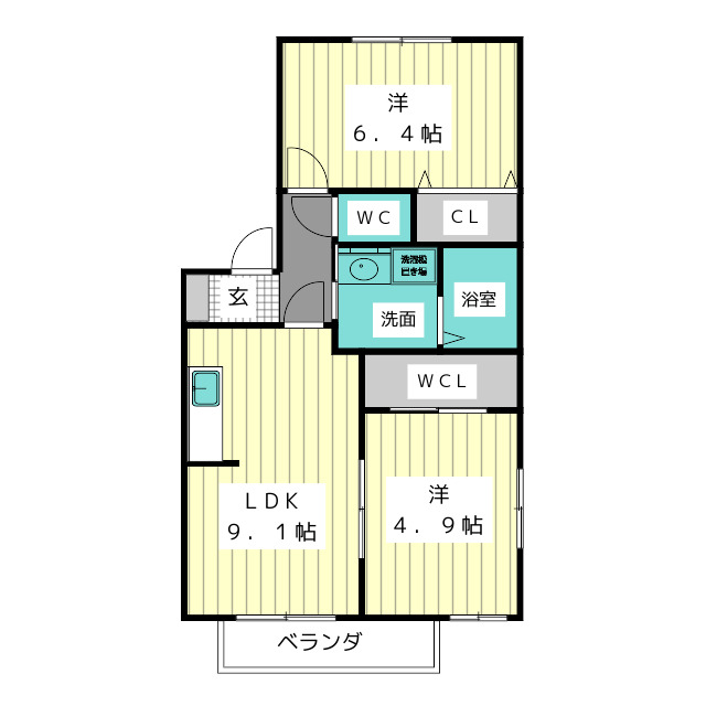 ＨＡＬ赤松台の間取り