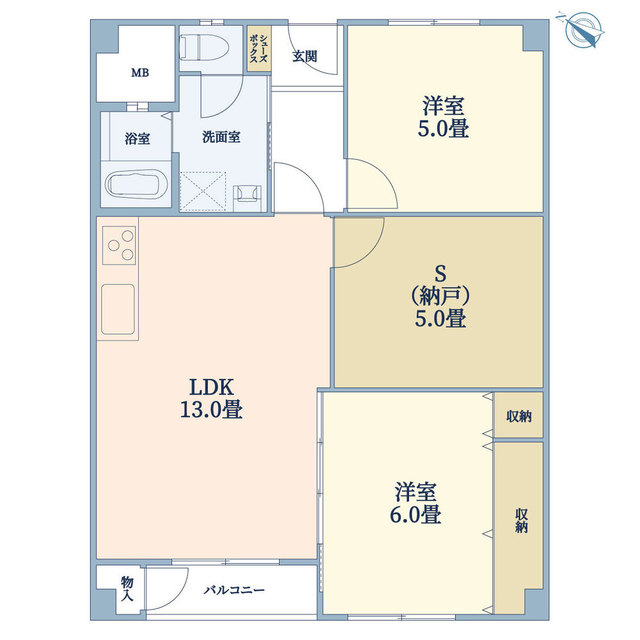 千里南町第一次住宅の間取り