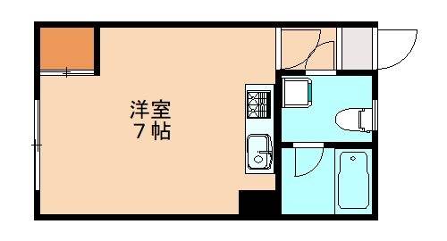 北九州市八幡西区楠木のアパートの間取り