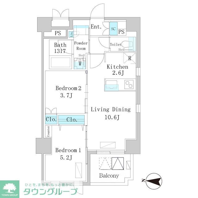 エル・セレーノ錦糸町の間取り