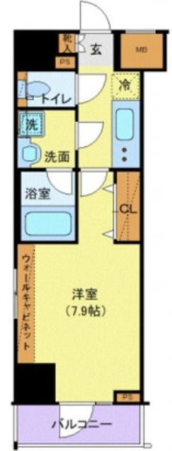 板橋区仲宿のマンションの間取り