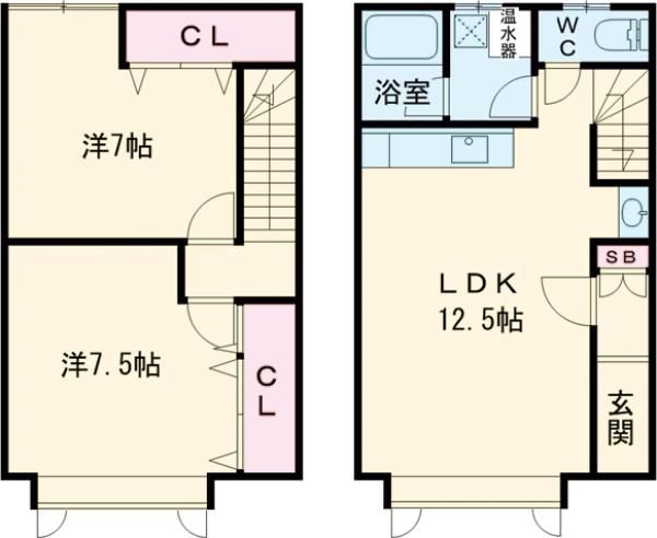 コーポ純６の間取り