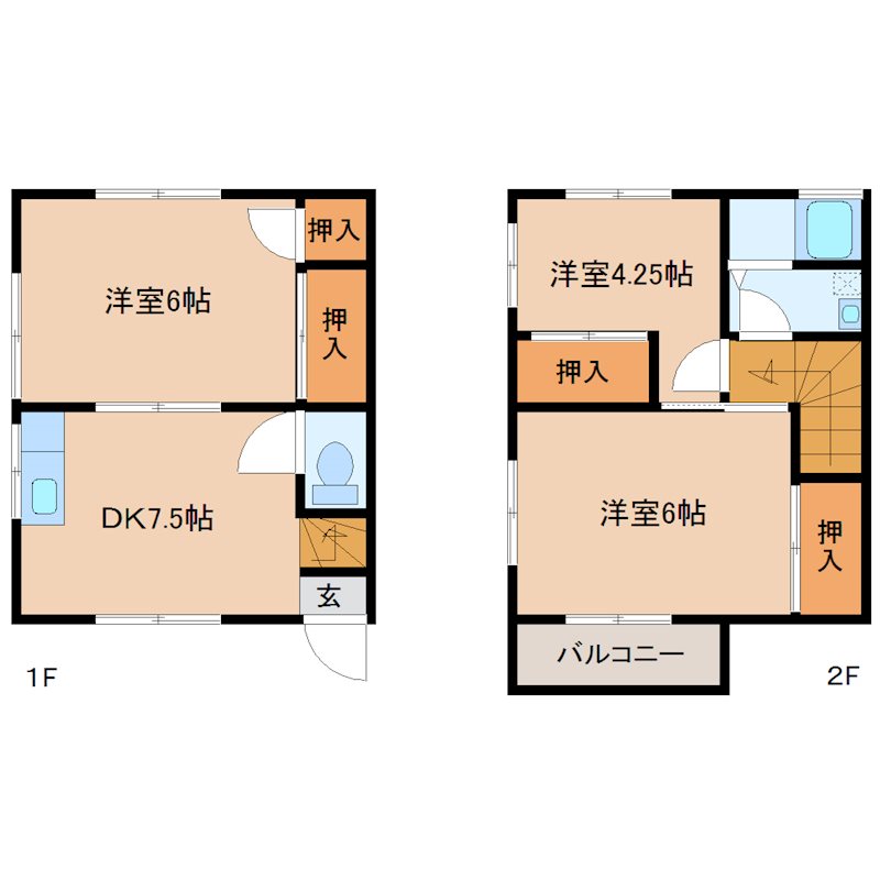 山崎ルーミーの間取り