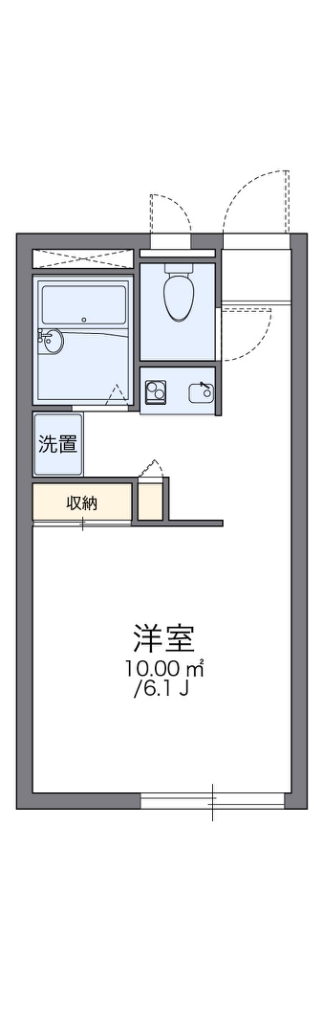 レオパレス銀杏の間取り