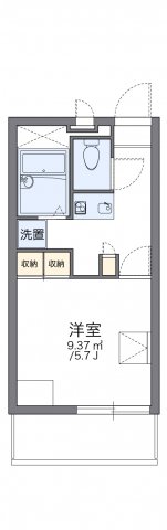 レオパレスアルミックIIの間取り