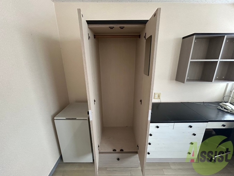 収納　収納もバッチリあるのでお部屋が片付きますよ！