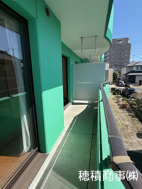 バルコニー　南ベランダはオア洗濯物も早く乾きそうです