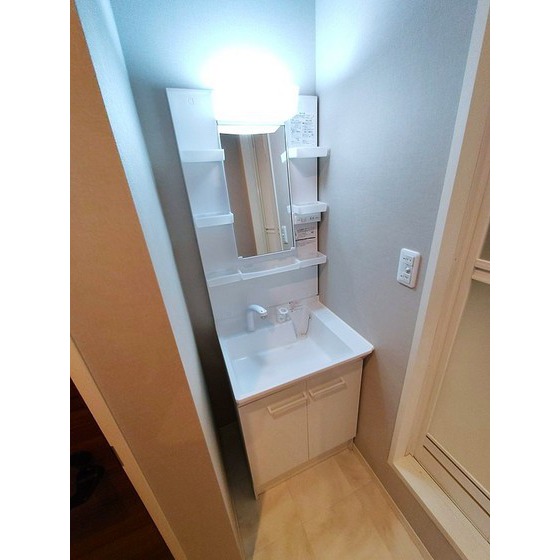 洗面設備　シャワー付き洗面台