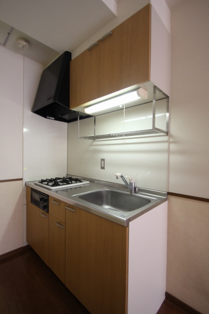 キッチン　写真は別号室です。