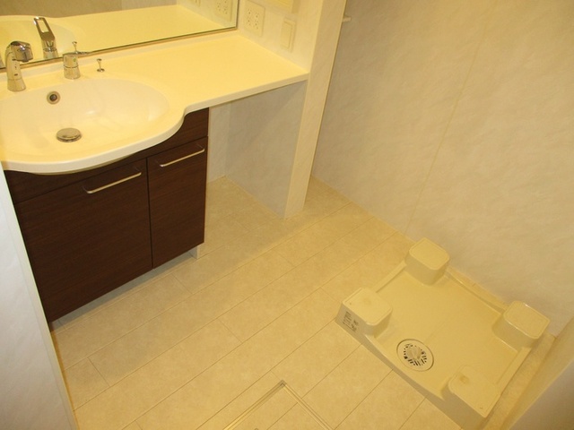 洗面設備　洗髪洗面化粧台、室内洗濯機置場