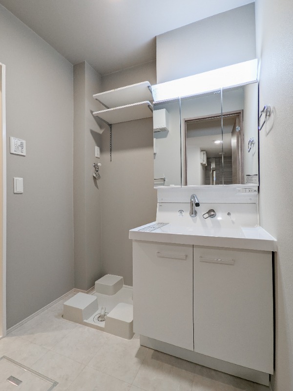 洗面設備　図面と現状に相違がある場合には現状を優先