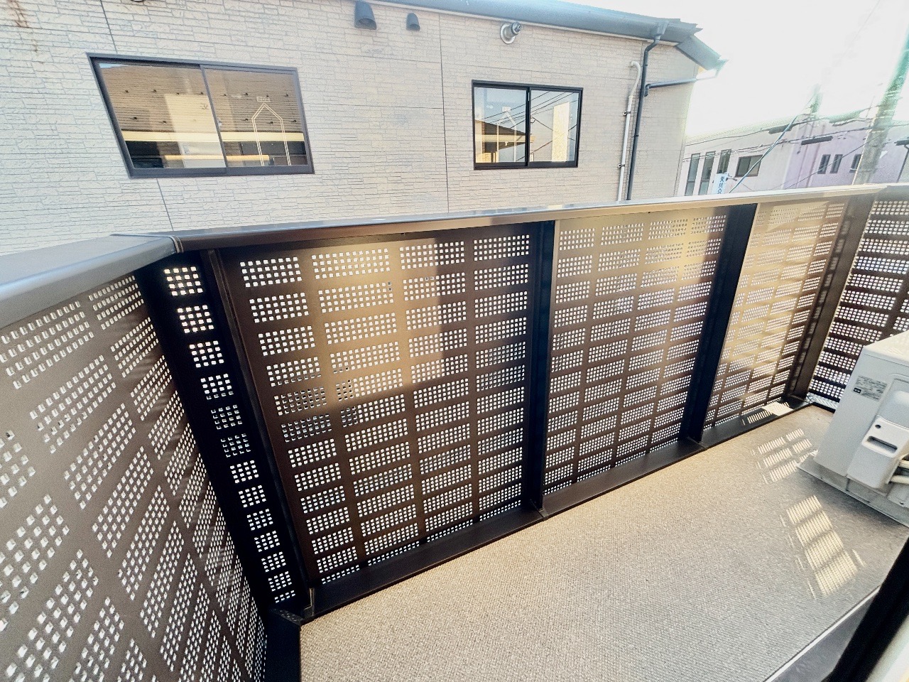 バルコニー　バルコニー部分・広々＆日当たり良好です♪