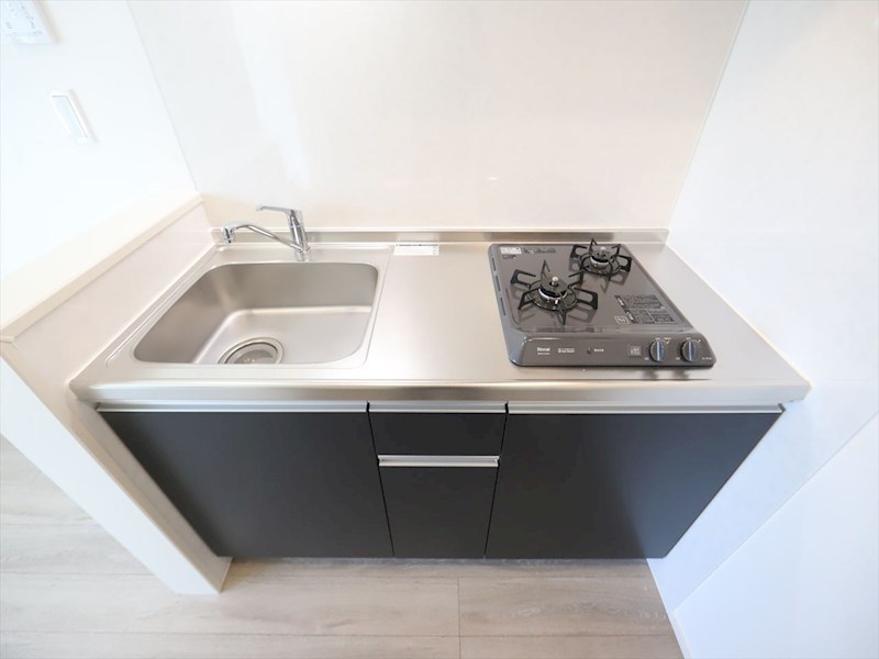 キッチン　システムキッチン（ガス2口コンロ付）　同仕様写真