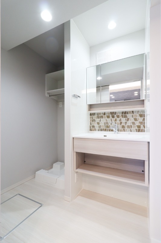 洗面設備　図面と現状に相違がある場合には現状を優先