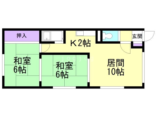 ハイツ桃木_間取り_0