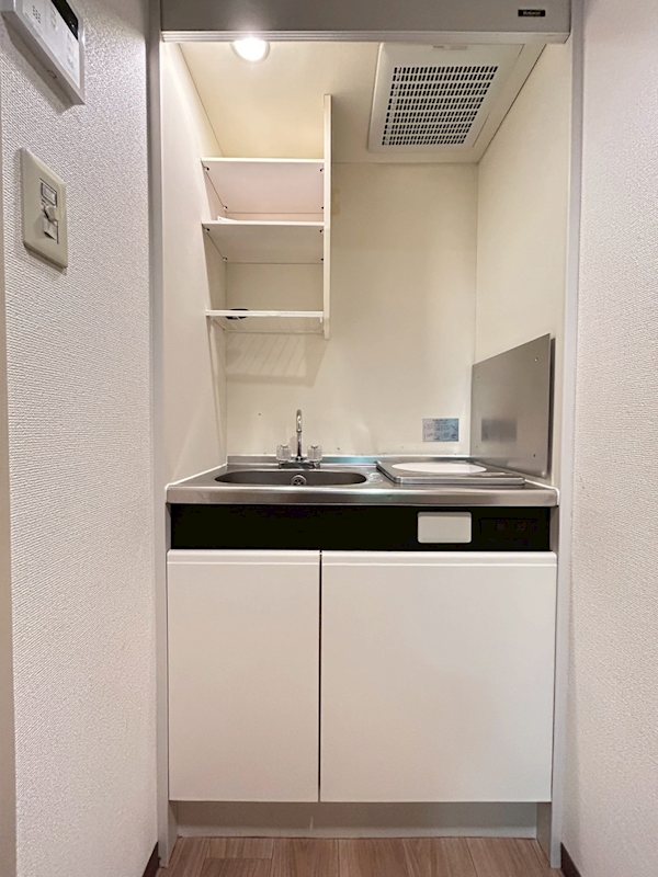 キッチン　お手入れのしやすいミニキッチン