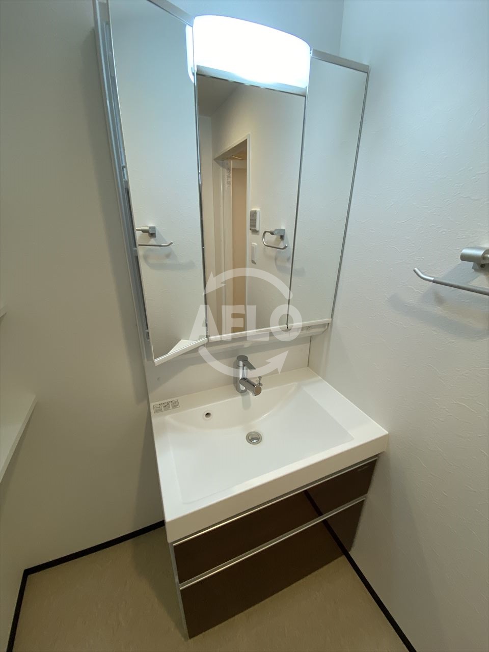 洗面設備　プレジオ城北　洗面化粧台