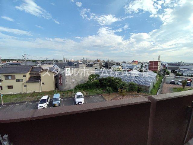 眺望　バルコニーからの展望です。