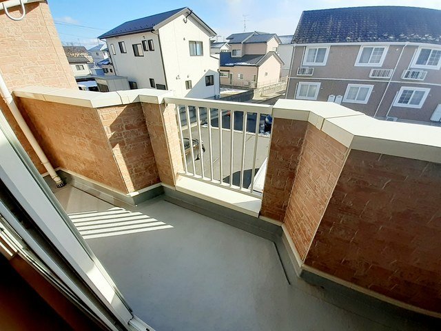 バルコニー　広々としたバルコニーです