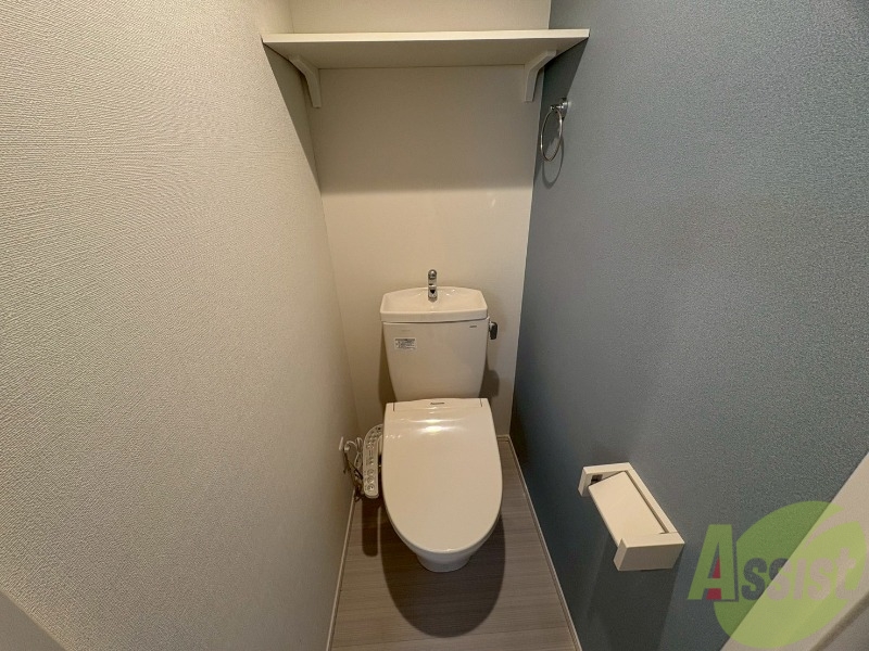 トイレ　ウォシュレット機能付きトイレは嬉しいですね。