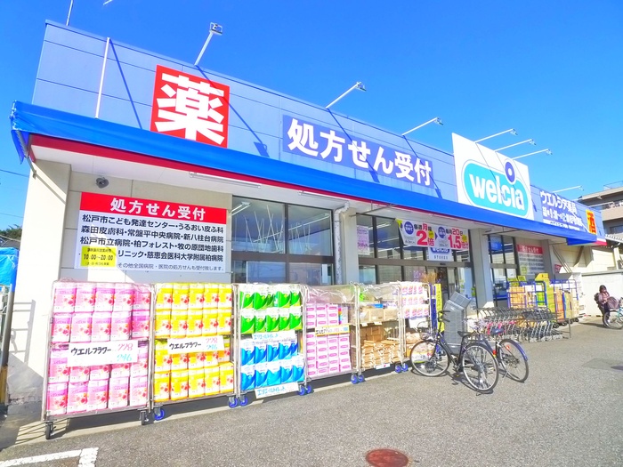 ドラックストア　ウエルシア薬局（ドラッグストア）まで460m