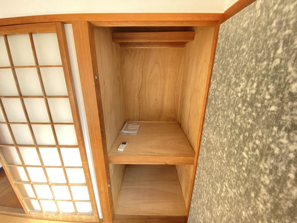 収納　上下２段収納です
