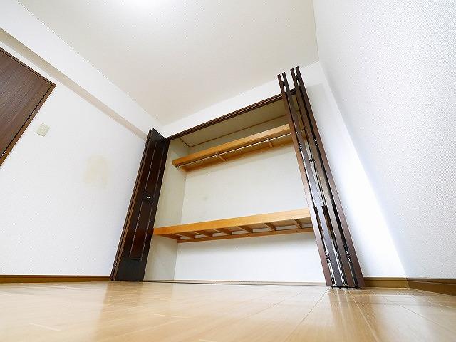 収納　たっぷりとした収納スペースです