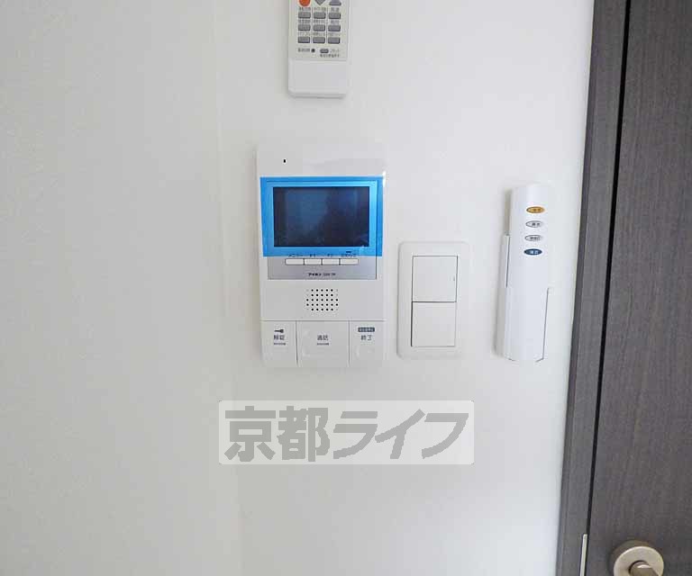 セキュリティ　来客も安心です。