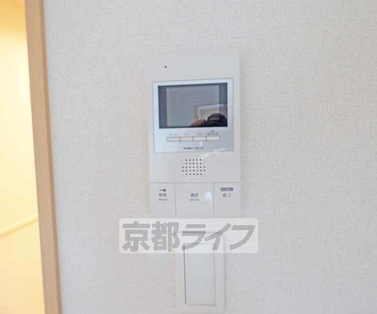 セキュリティ　来客も安心です。