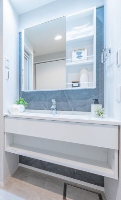 洗面設備　別タイプ部屋　参考写真です