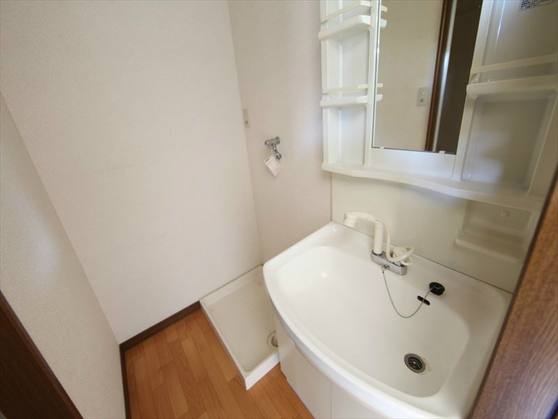 洗面設備　ャンプードレッサー　室内洗濯機置場　脱衣スペース