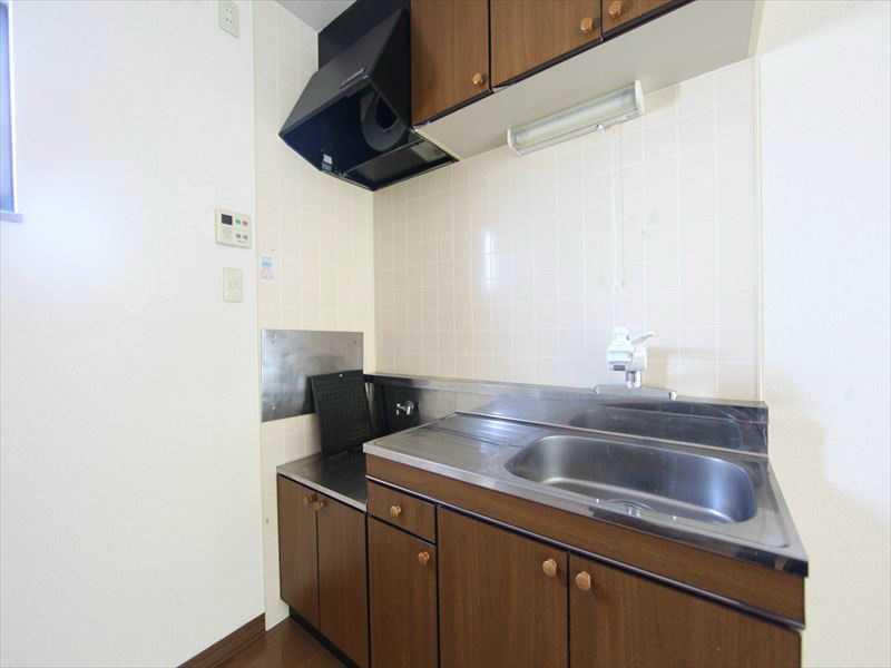 キッチン　キッチン　2口コンロ設置可　床下収納