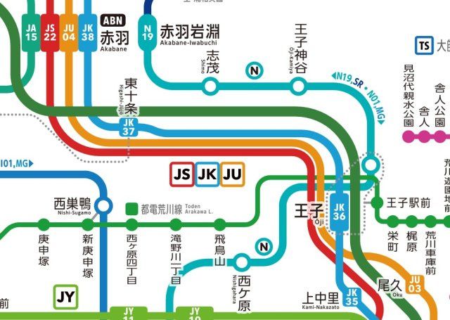 眺望　☆路線図☆