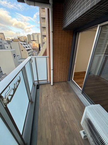 バルコニー　広々としたバルコニーです