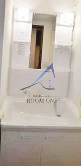 洗面設備　洗面台です。