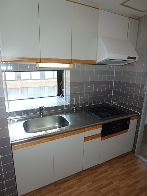 キッチン　グリル付で料理もはかどります