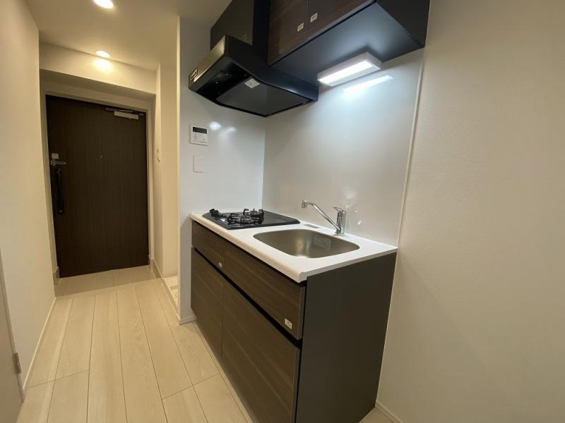 キッチン　システムキッチン二口ガスコンロ