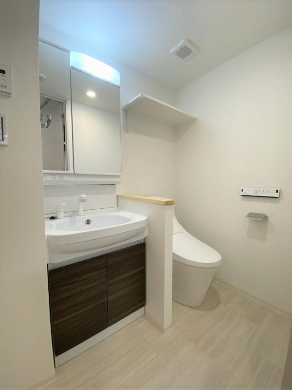 洗面設備　忙しい朝には欠かせない洗面所です