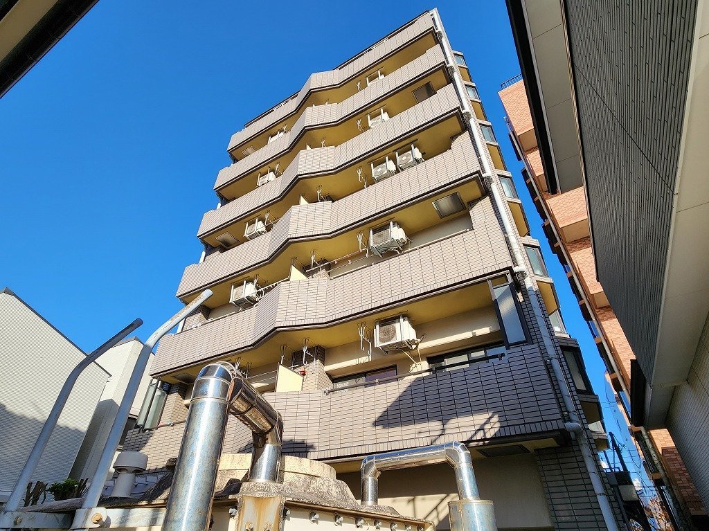 建物外観　第１０頼長ビル　ペット飼育可　ＮＴＴインターネット対応