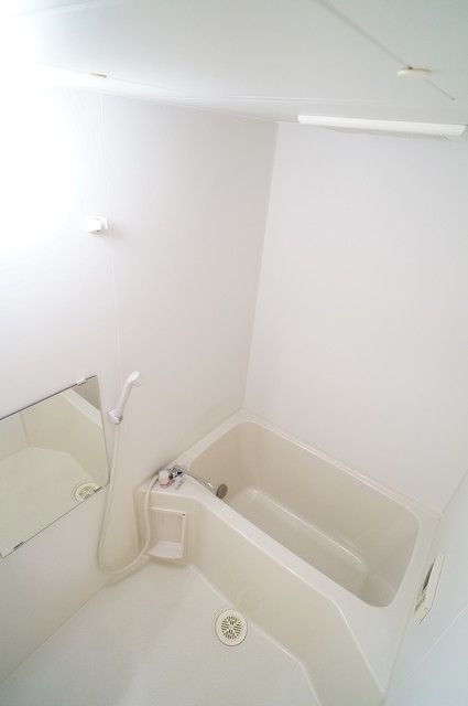 バス・シャワールーム　バストイレ別浴室。シャワー付き。