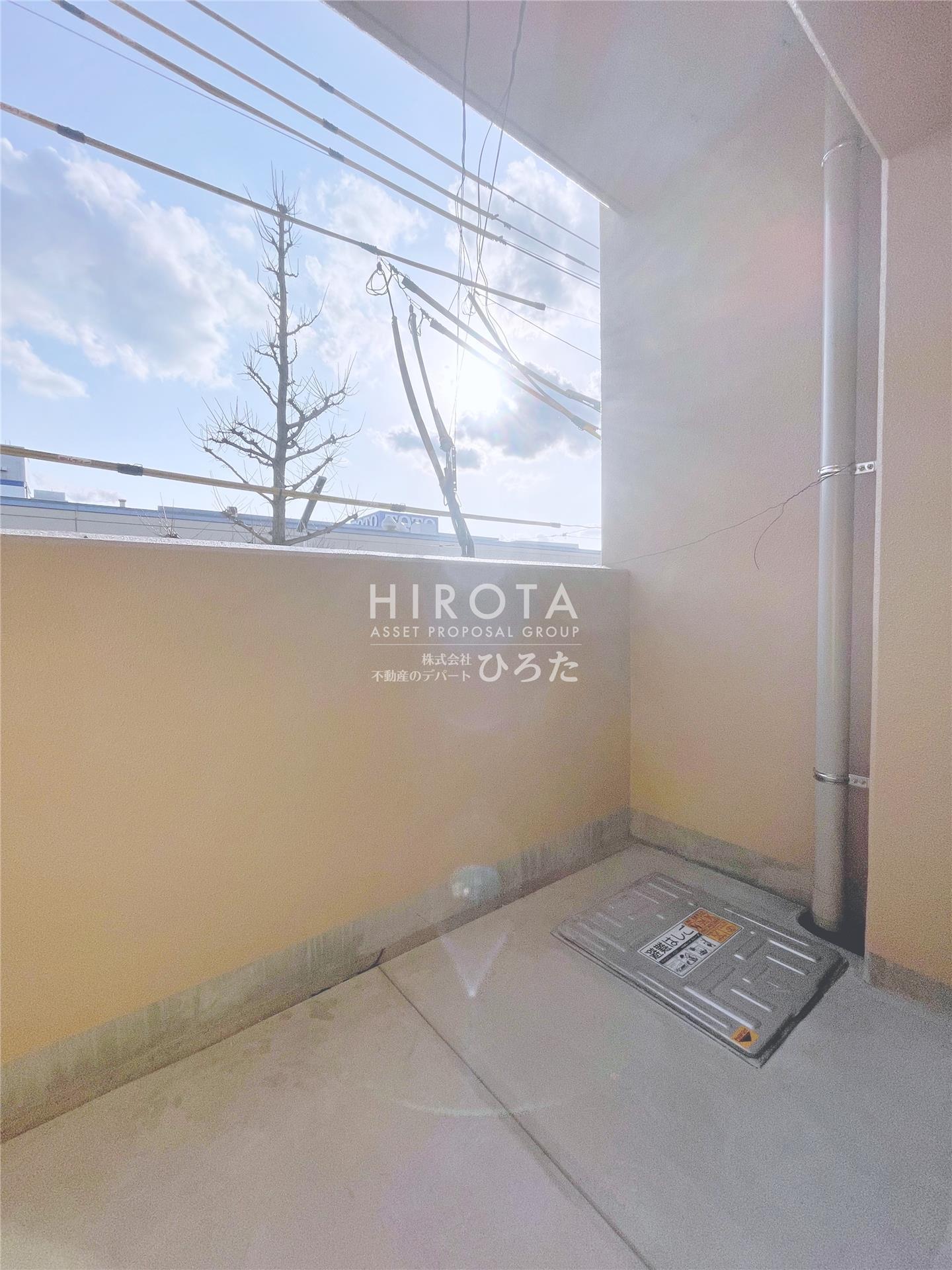 バルコニー　建築中