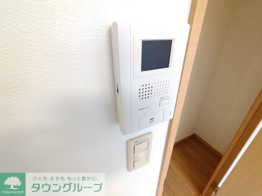 セキュリティ　モニターホン設置