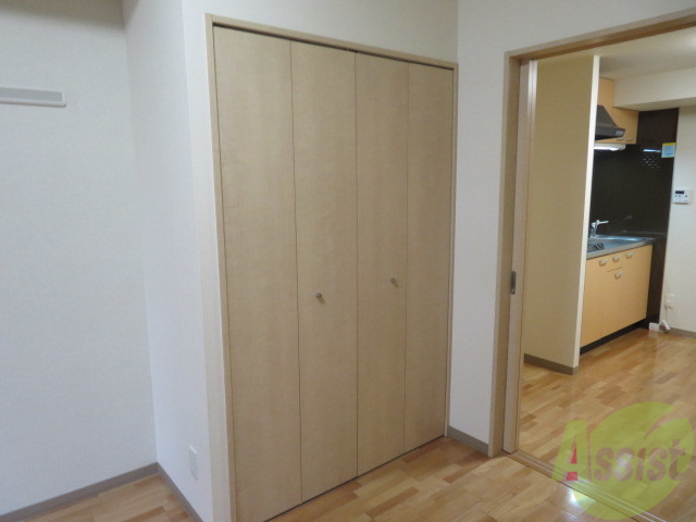 収納　クローゼットがありました。お洋服や荷物はここへ