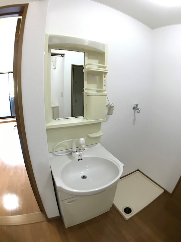 洗面設備　あったら嬉しいシャンプードレッサー付き