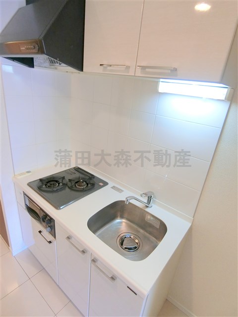 キッチン　2口ガスグリル付システムキッチン