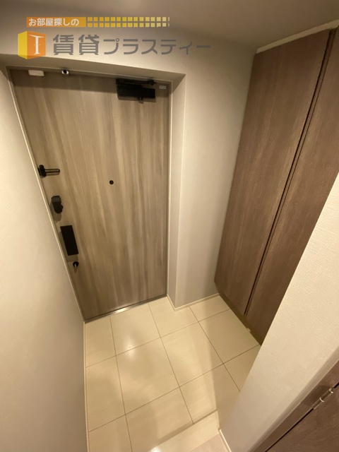 玄関　玄関から期待感上がります。