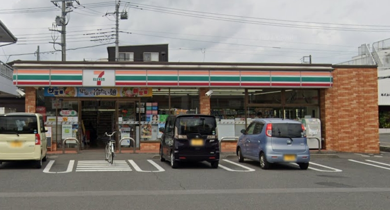コンビニ　セブンイレブン 宇都宮今宮店（コンビニ）まで707m