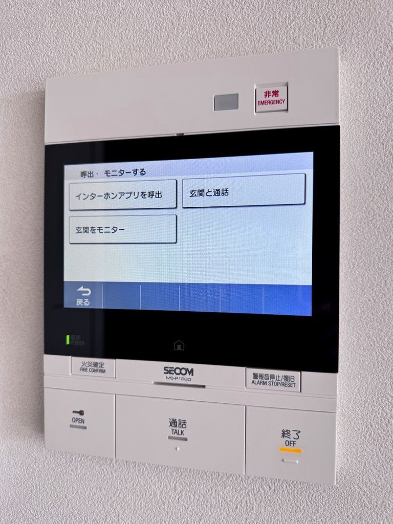 セキュリティ　TVモニタ付インターホン