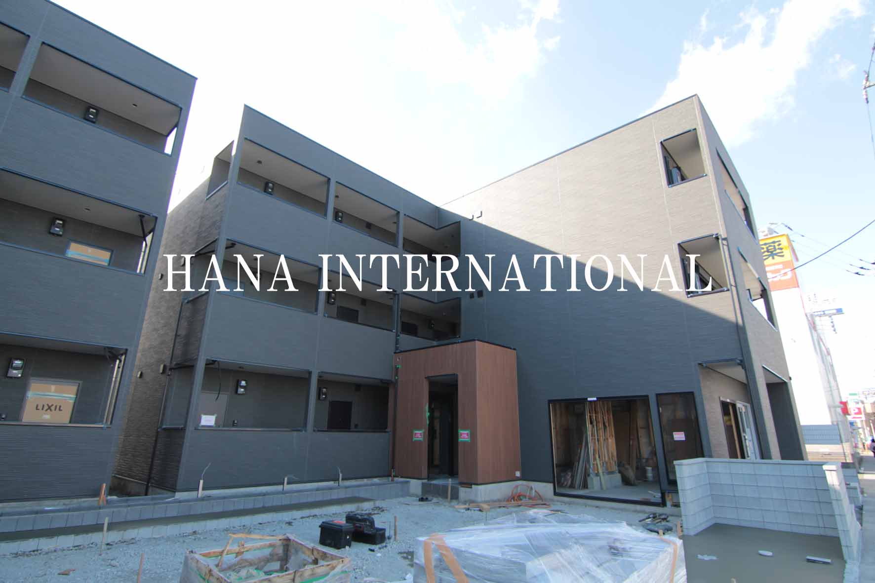 建物外観　おしゃれな外観が迎えてくれます。