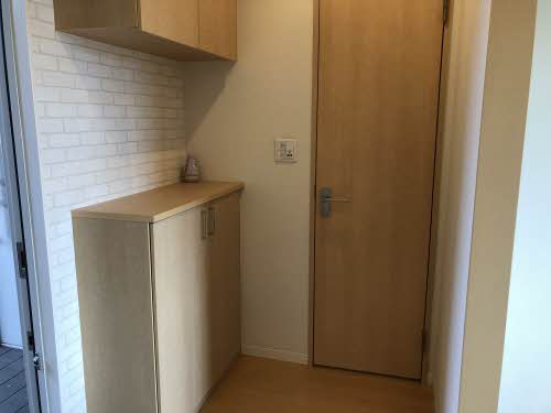 玄関　明るい玄関です